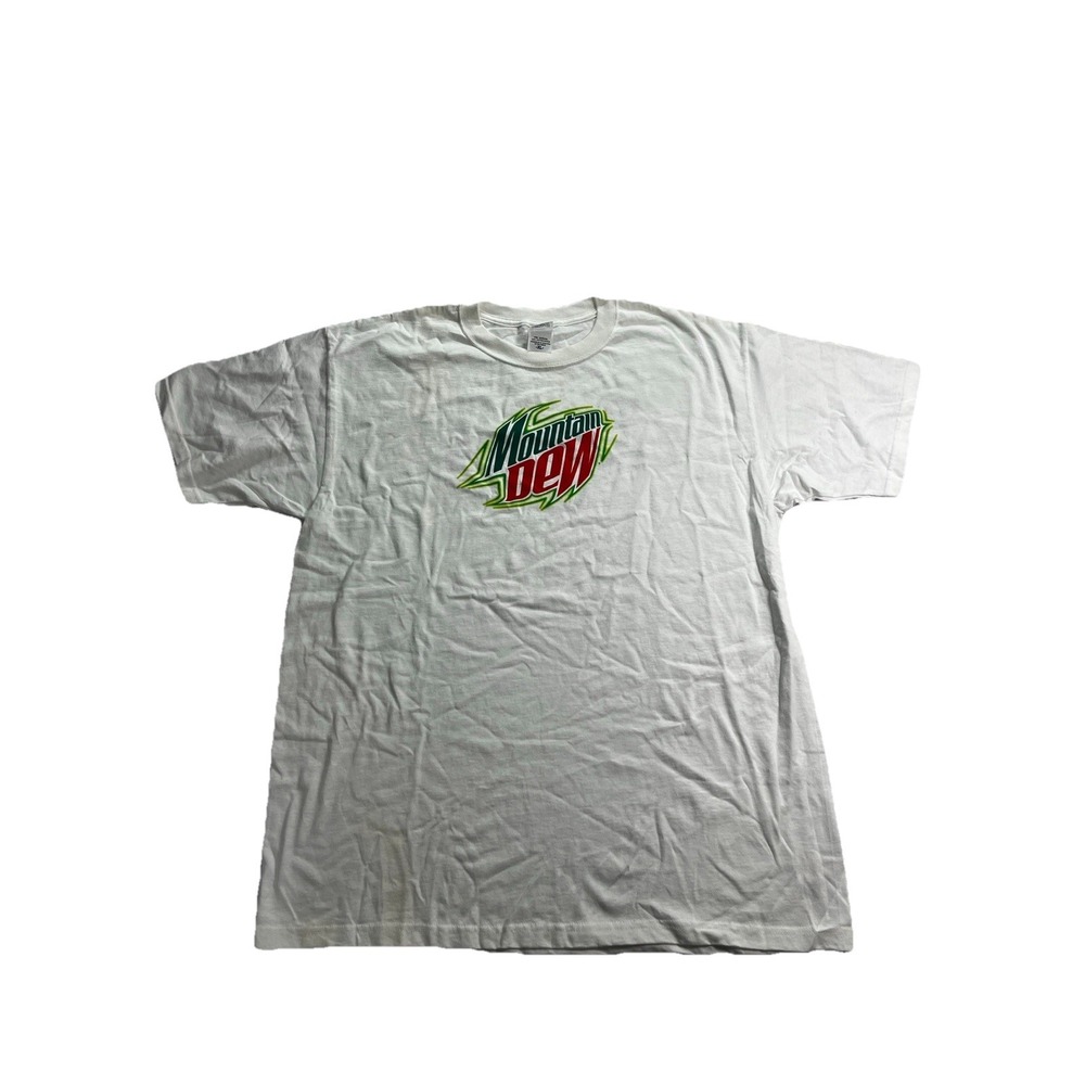 Vintage 2000s‎ Mountain Dew Xbox 360 Promo T Shirt White Size XL Y2K, Anvil